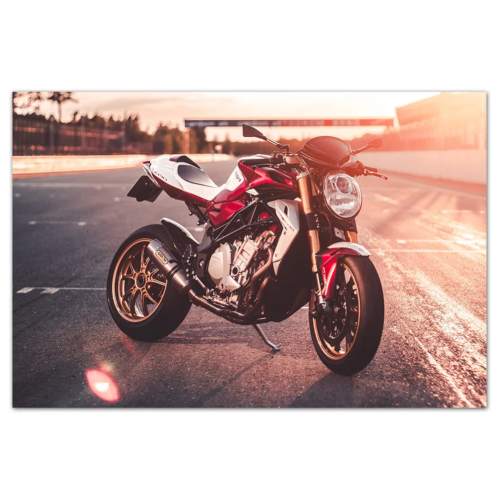 Motorcycles Posters Mv Agusta 1090 Sport Bike Picture Canvas Painting Wall Art Prints Modern Home Room Decorations