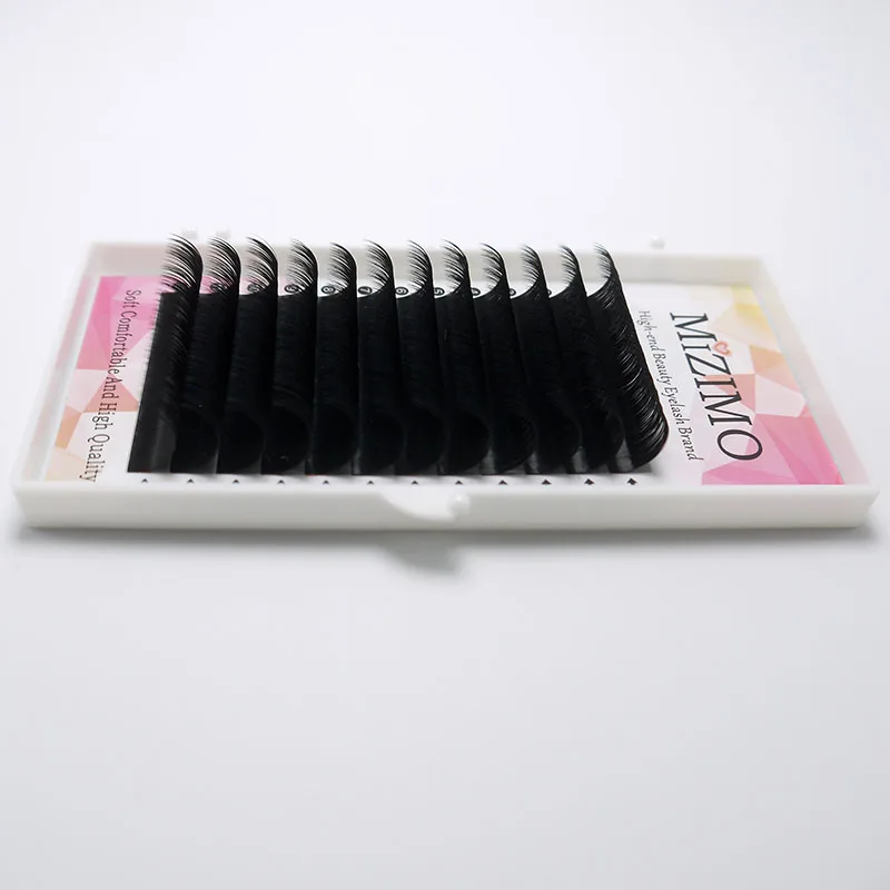 Mizimo Black Eyelashes 0.05/0.07/0.1 /0.15/0.18/0.20/0.25 C D  8-25mm Grafting Eyelash Personalized Eyelashes Lengthened