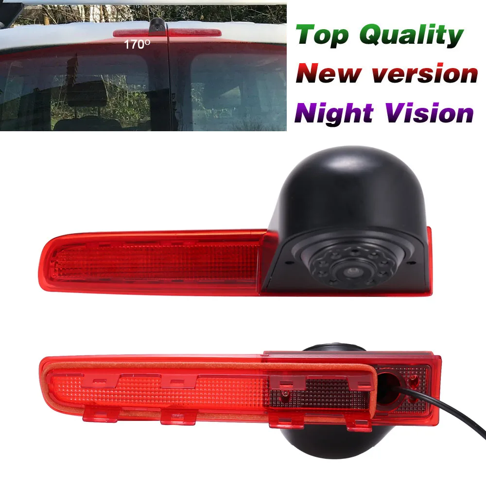 

Car rear view back camera for VW T5 Multivan T6 Caravelle Business mit heckklappe dritte 3 bremsleuchte night visi waterproof