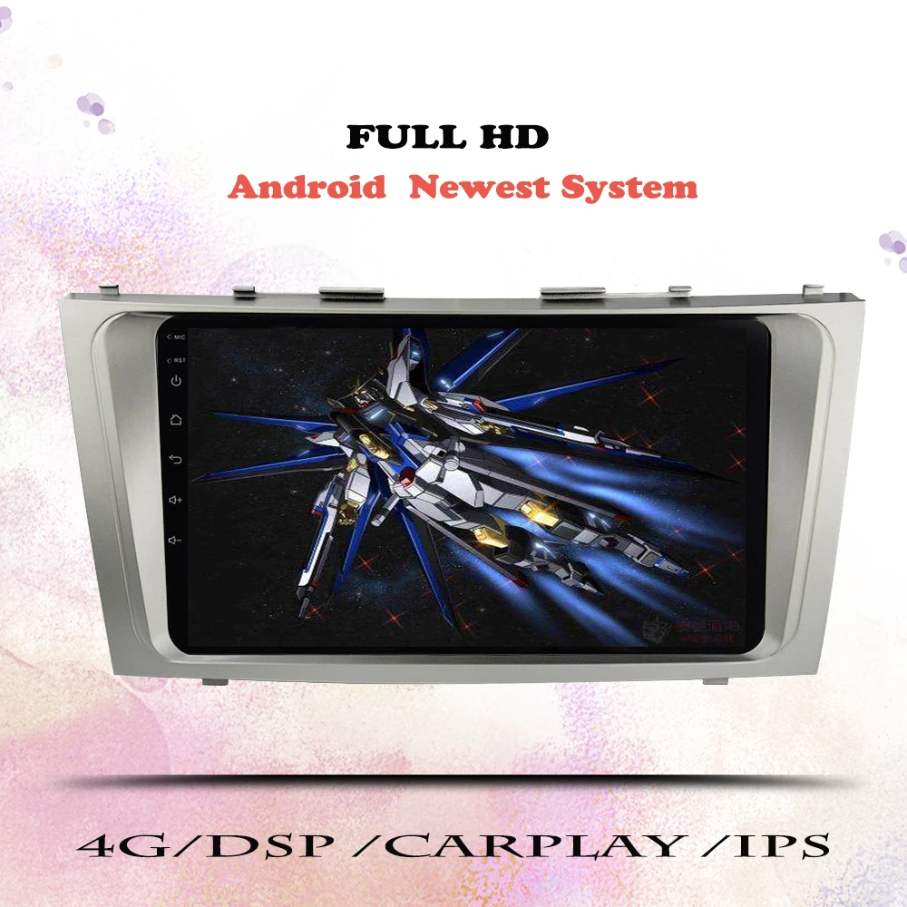 Auto Android 13 DSP 8+256G 4G Car Radio Multimedia Navigation GPS For Toyota Camry 6 40 50 2006-2011 no 2 din dvd Tape Recorder