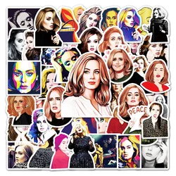 Adele – autocollant Graffiti personnalisé, imperméable, pour valise, carnet de notes, Skateboard, boîte de papeterie, vente en gros, 10/30/50 pièces