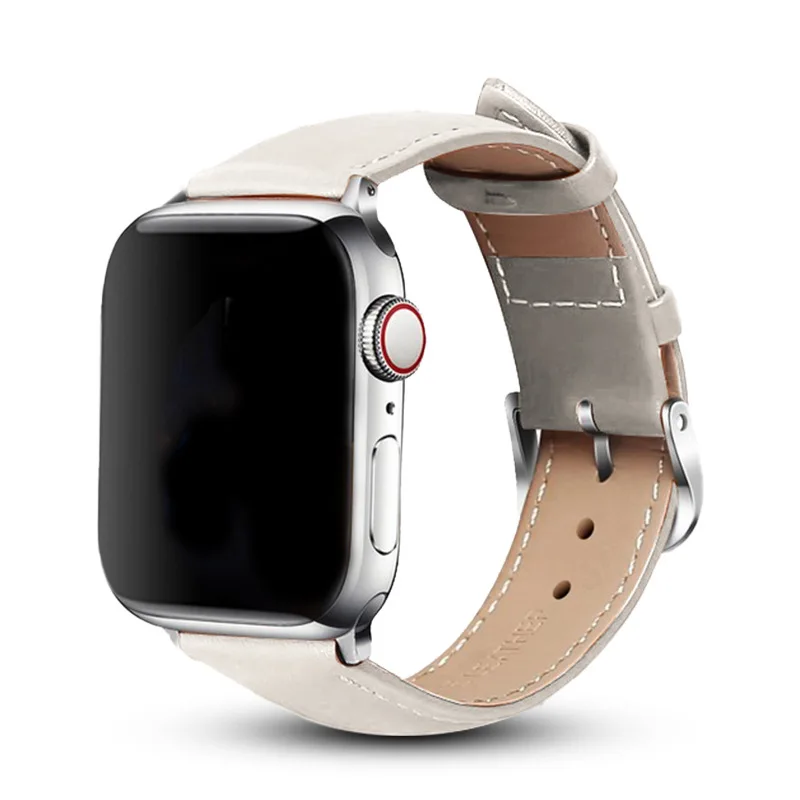 starlight Leather Strap Bracelet for Apple Watch Ultra 7 band 6 se 5 4 45mm 42mm For Iwatch Series 9 8 7 44mm 40mm 38mm 41mm