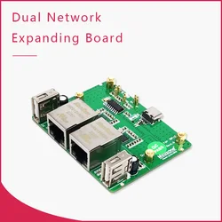 Raspberry Pi Zero/W/WH Dual Network Expansion Board Zero 2W transitions to Gigabit single network and Ethernet in 3B form
