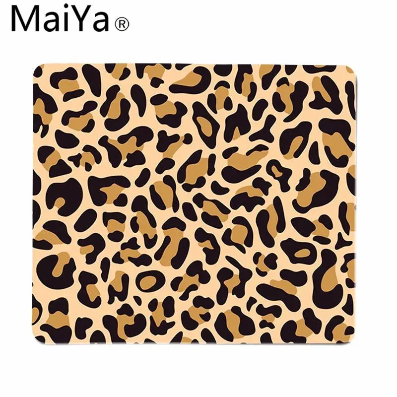 Maiya Top Quality Leopard Print Art Rubber Mouse Durable Desktop Mousepad  Top Selling Wholesale Gaming Pad mouse