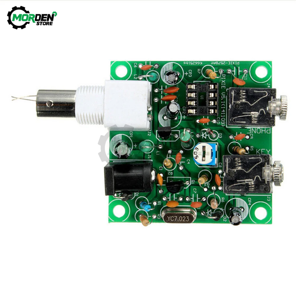 S-PIXIE CW QRP Shortwave Radio Transceiver 7.023Mhz DIY Kit Module Acrylic Shell for Ham Radio Audio