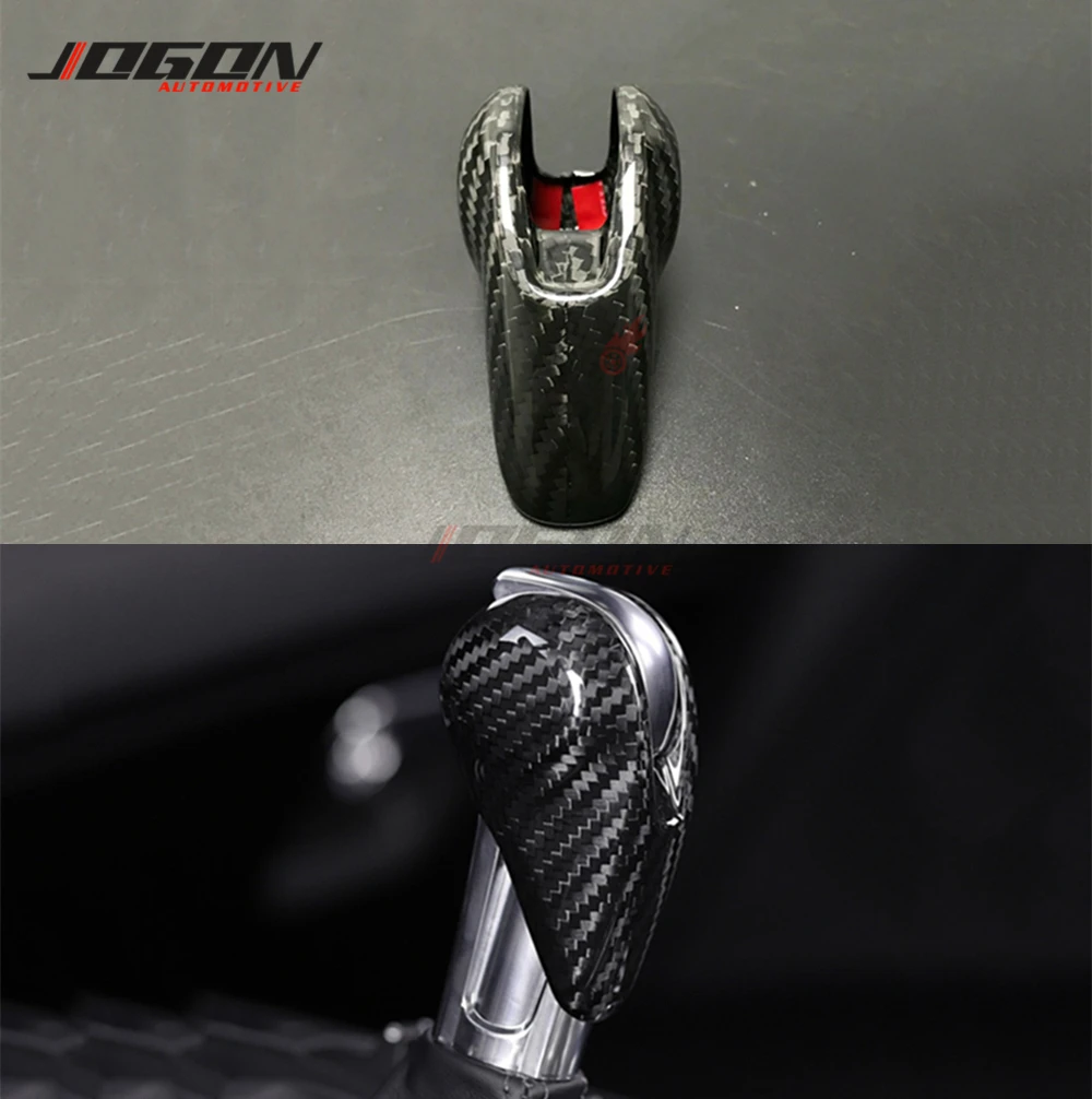 Carbon Fiber Interior Gear Shift Collars For Porsche Panamera Macan 911 Carrera 718 Boxster Cayman 10-2020 Gear Head Knob Panel