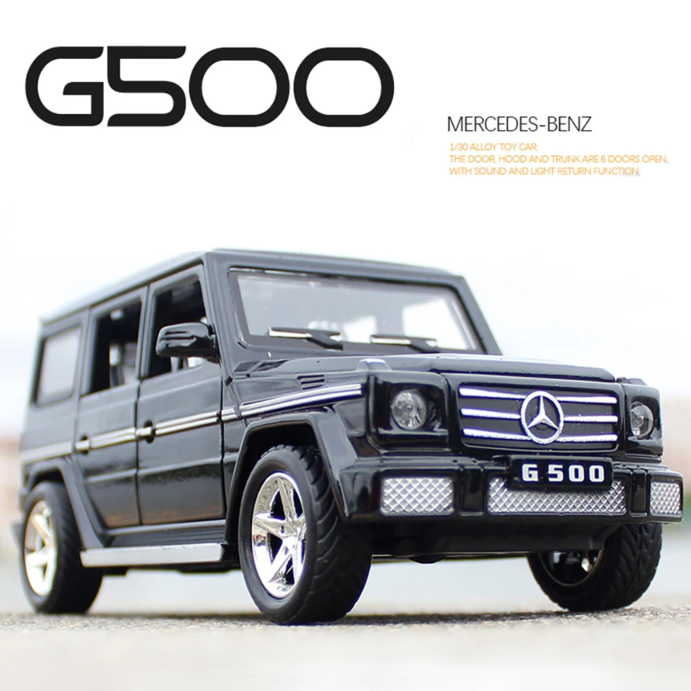 

1:30 Mercedes Benz G500 Models Diecast Metal Car Model Simulation Model Toy Doors Can Be Opened Collection Gift E71