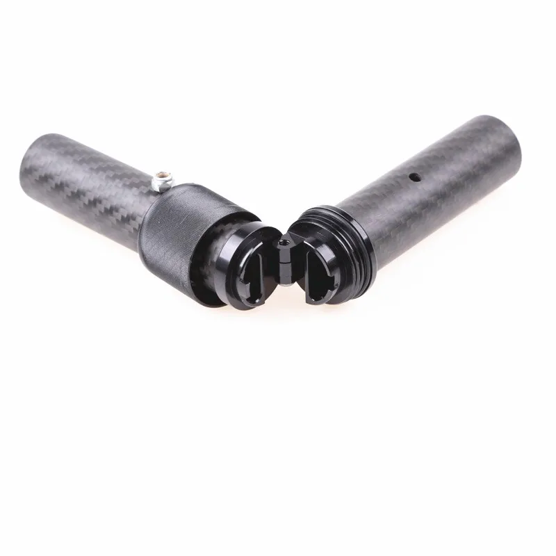 Aluminum Alloy 25mm 30mm 40mm Carbon Tube Double Arm Round Agricultural Connector Quadcopter Agriculture Drone Folding Arm Piece