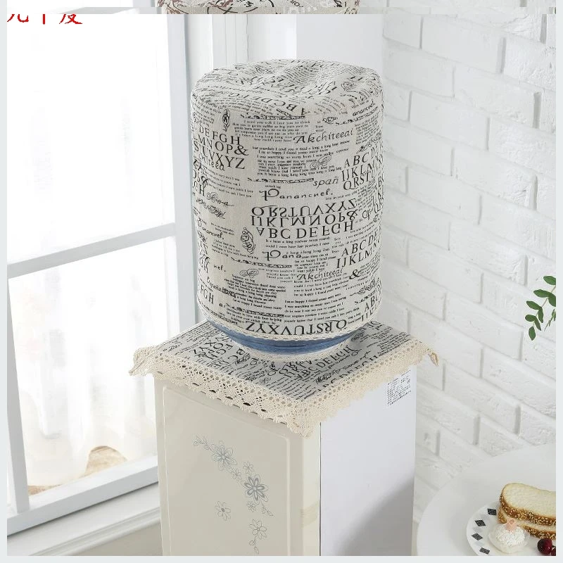 simple 18.9L standard water dispenser cover set dustproof cloth cover for water cooler barrel  home decor