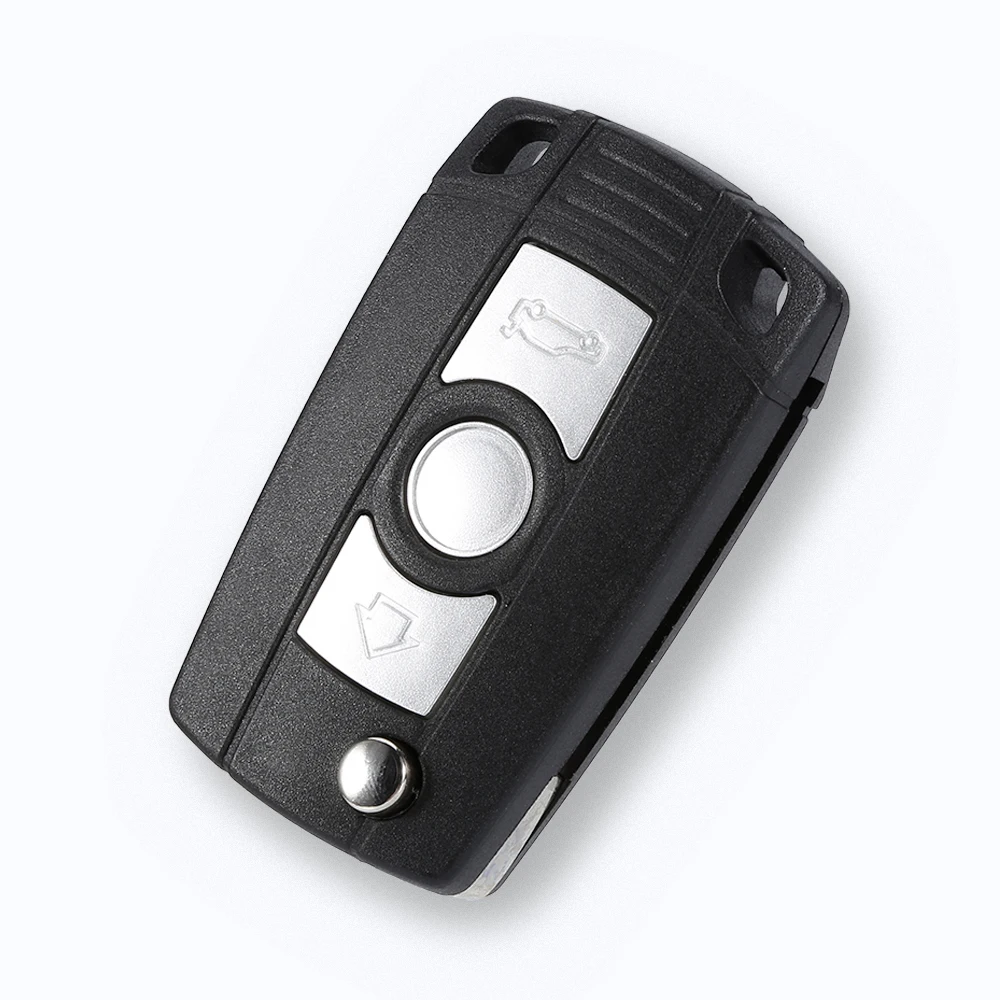 Modified Flip 3 Buttons Remote Key Shell For BMW Z3 Z4 X3 X5 46 E60 E83 E53 E36 E38 With HU58/HU92 Blade Case Folding Fob