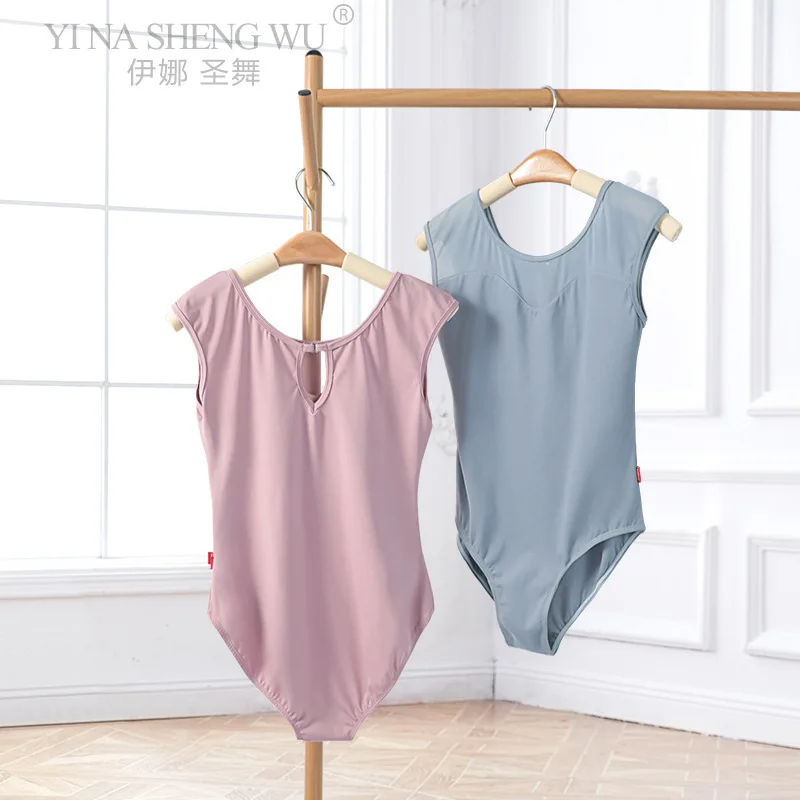 Sexy Sleeveless Camisole Ballet Leotards Adult Girls Gymnastics Leotards Ballerina Bodysuit Beachwear Ballet Practice Clothes