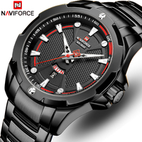 NAVIFORCE Men's Wrist Watch Waterproof Business Casual Watches Date Display Quartz Stainless Steel Male Clock Relogio Masculino