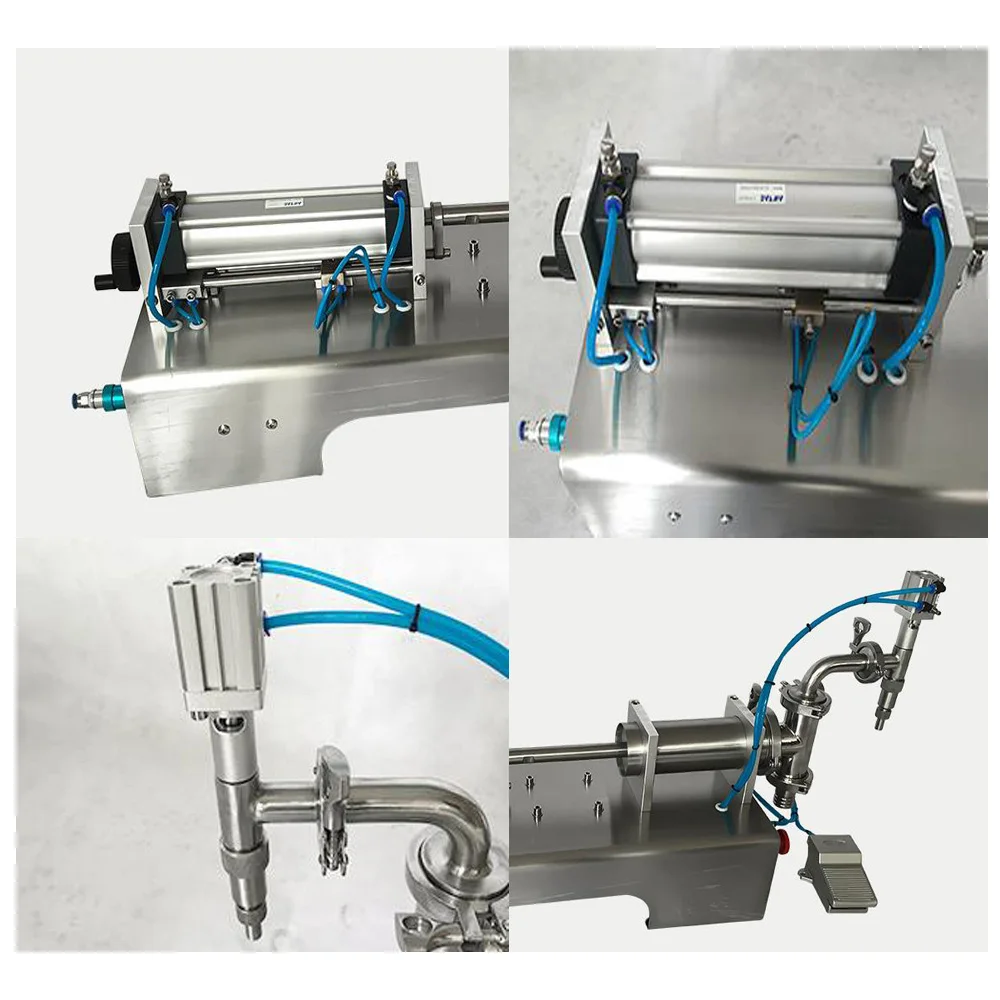 Máquina de llenado de zumo automática, suministro de fábrica, neumática