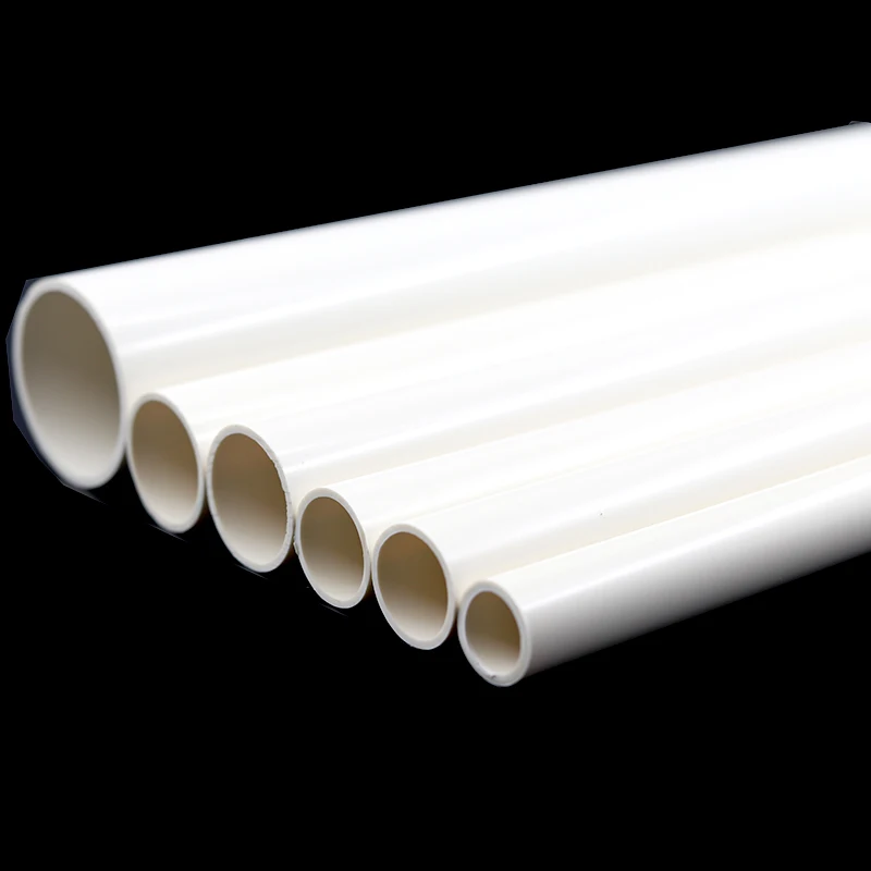 50cm O.D 20～110mm Plastic PVC Tube Water Pipe Garden Irrigation Fish Tank Aquarium Supplies Curtain Rod DIY Frame White PVC Pipe