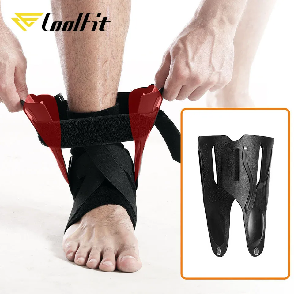 Coolfit 1PC Ankle Support Strap Brace Bandage Foot Guard Protector Adjustable Ankle Sprain Orthosis Stabilizer Plantar Fasciitis