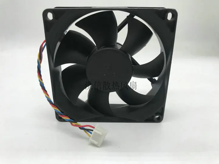 Original DA08025B12UH DC 12V 0.50A 80*80*25MM 8CM 80mm Cooling Fan 4 pin PMW Shenme PSU Cooler