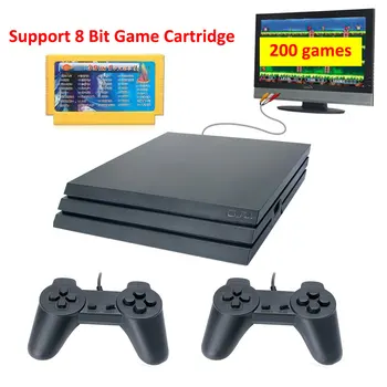 PLAYGO GS4 Retro Game Console 8 Bit GS4 200 Games AV Output Support Cartridge TV Video Game Console for NES/FC