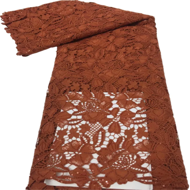 

White African Sequins Lace Fabric 2021 High Quality Lace French Lace Fabric Sewing Nigerian Lace Fabrics For Dress