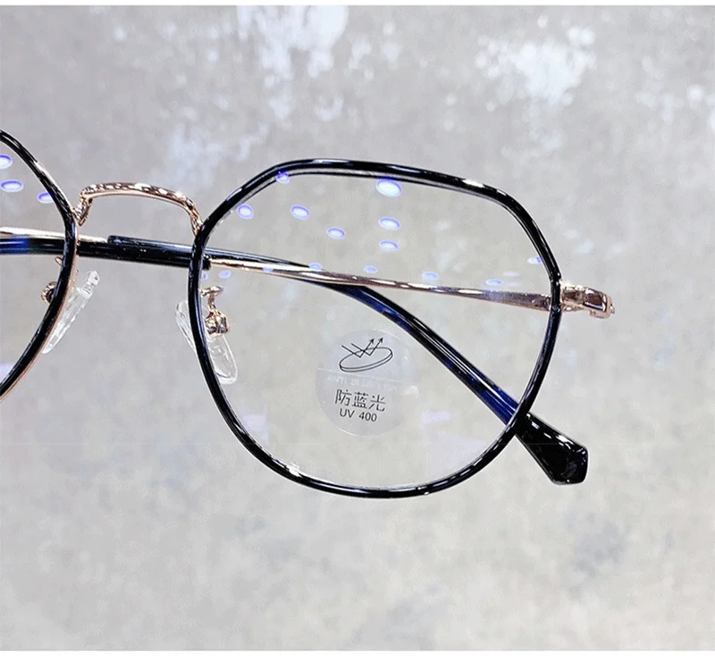 Finished Myopia Glasse Women With Minus Degree Round Nearsighted Eyewear Diopter -0.5 -0.75 -1.25 -1.5 -2.0 -2.5 -3.0 to -6