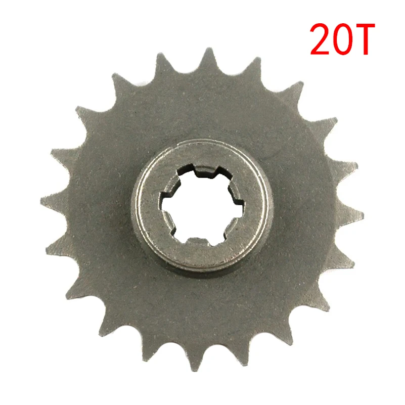 T8F 11 13 14 17 20 Tooth 11T 13T 14T 17T 20T front sprocket 2 stroke 47cc 49cc mini moto pocket atv dirt bike