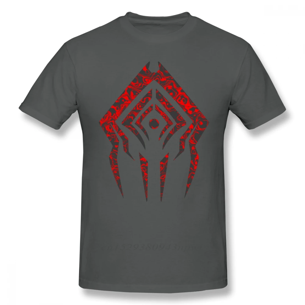 Warframe T Shirt Stalker Sigil T-Shirt Short-Sleeve Oversize Tee Shirt Casual 100% Cotton Funny Man Printed Tshirt