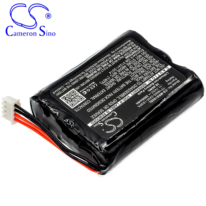 Imagem -03 - Câmera Cameronsino Bateria para Marshall Stock Well se Encaixa com Bateria de Alto-falante Marshall 2600mah 2886wh 11.10v Li-ion Preto