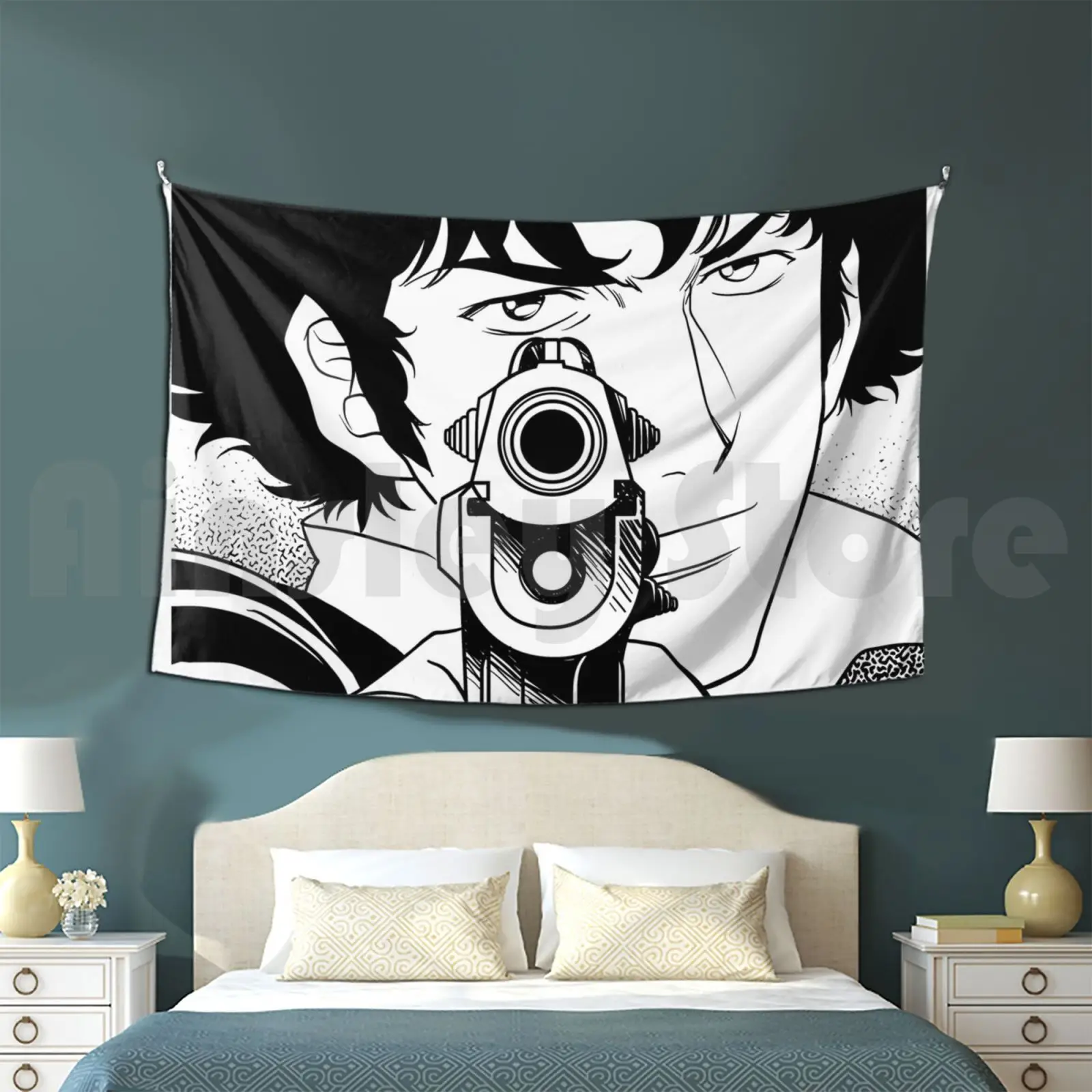 Tapestry Space Cowboys 1912 Cowboy Bebop Spike Spiegel Faye Valentine Ed Jet Black