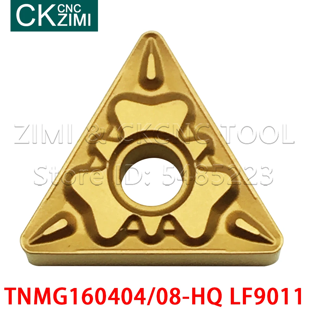 10 قطعة TNMG160404-HQ LF9011 TNMG160408-HQ LF9011 أدوات كربيد تحول إدراج CNC مخرطة الخشب تحول أدوات شفرة TNMG للصلب