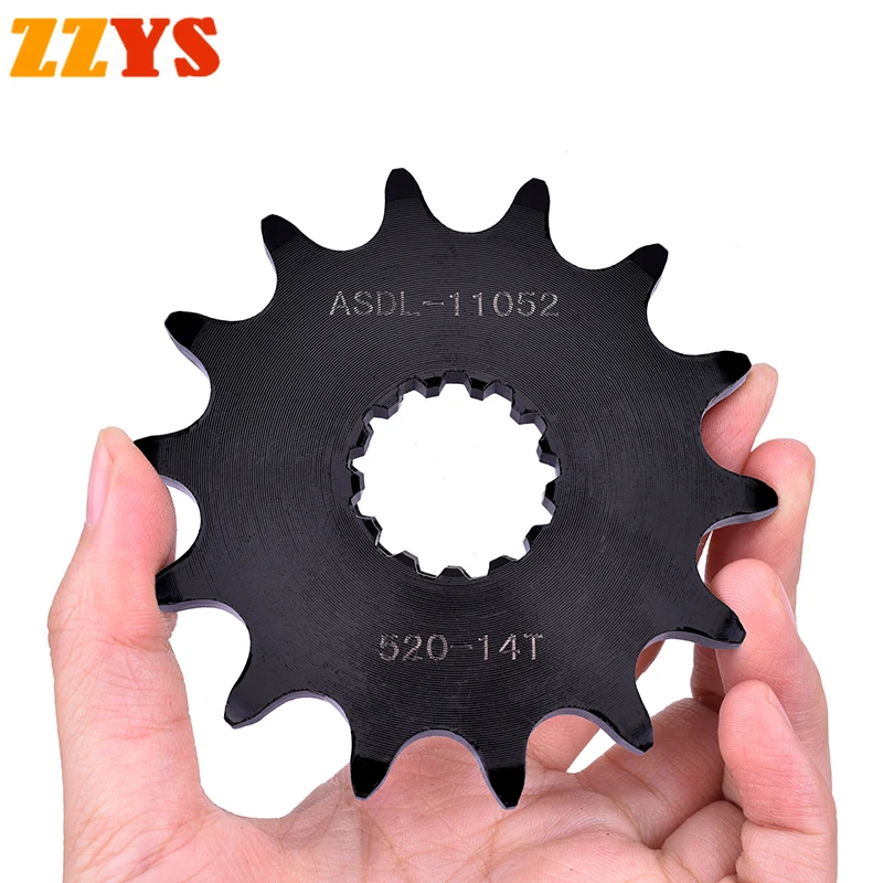 520 14T الجبهة ضرس والعتاد عجلة لسوزوكي GS500 GS500E 2 Cyl GS400 54A GS 400 500 SFV650 از Gladius SV SFV 650 SFV650A SV650