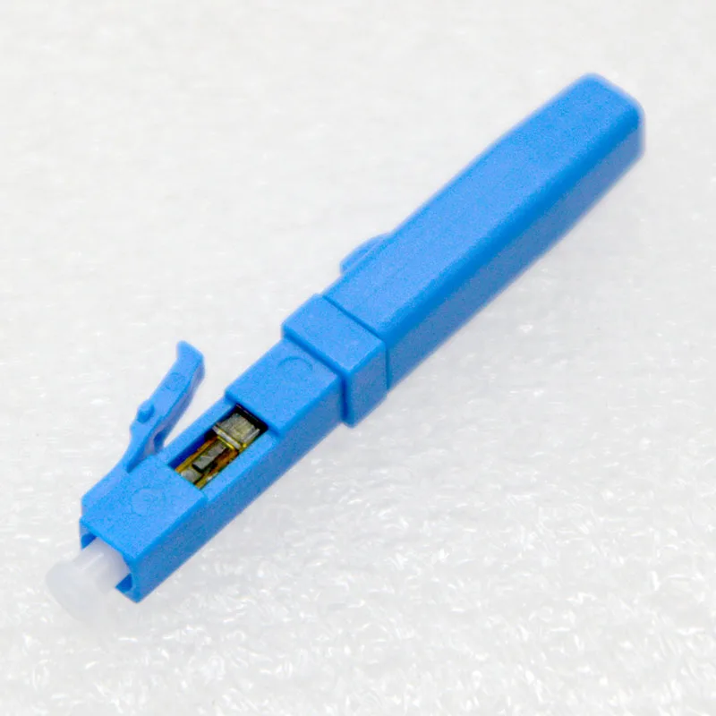 100cs New LC/UPC Optical Fiber Fast Connector LC Flat cable Fiber Optical Quick Connector  Wholesale Free Shipping To Brazil