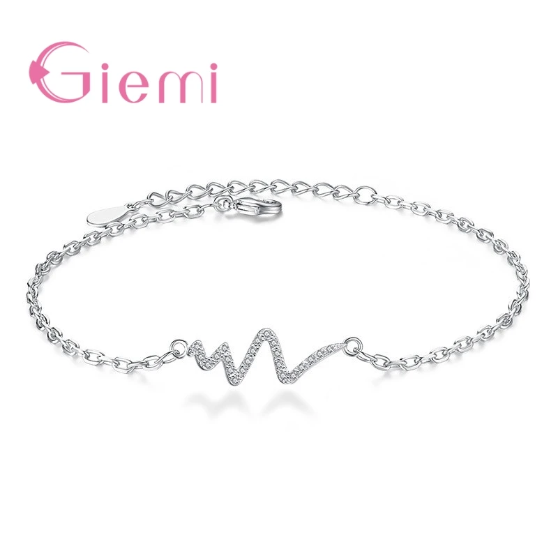 Luxury Twist Crystal Bracelets Women Wedding Jewelry Trendy Wave Hand Chain Female Silver Color Jewelry Femme Bridal Acces