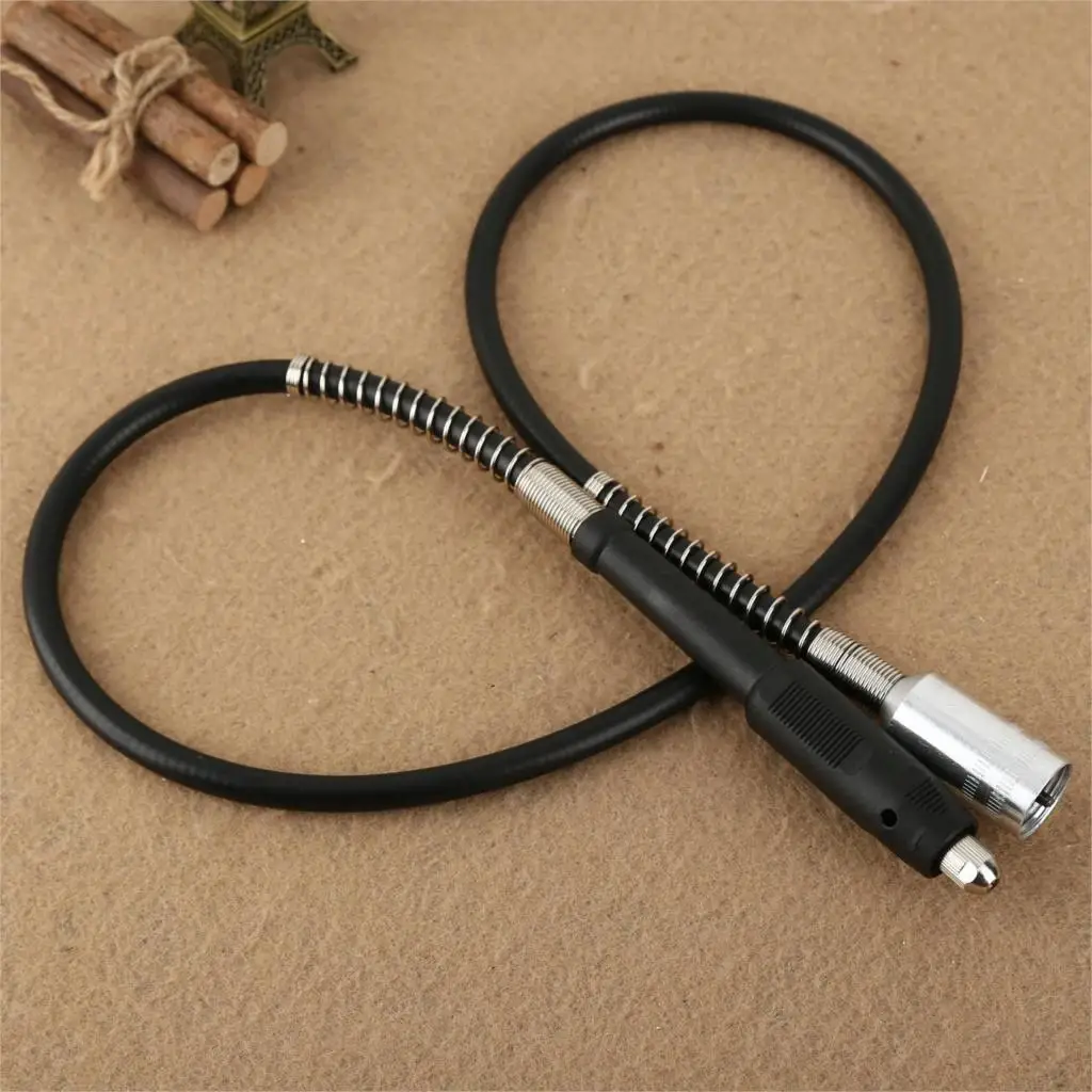 19x2mm Flexible Flex Shaft for Dremel Tools Rotary Grinder Soft Hose Extension Tube Interface Specification Quick Connect radius