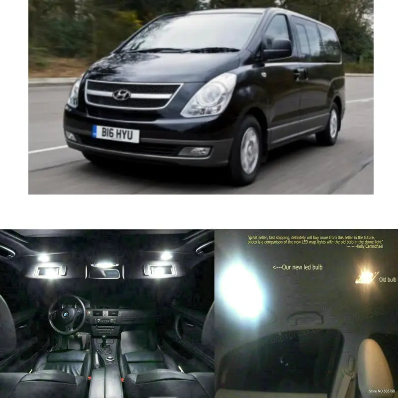 

Led interior lights For Hyundai i800 2016 8pc Led Lights For Cars lighting kit automotive bulbs Canbus