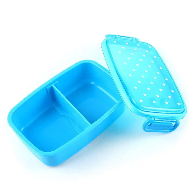 Dot Lunch Box for Children School Storage Container Bento Sushi Box Kids Fruit Lunch Boxes wholesales