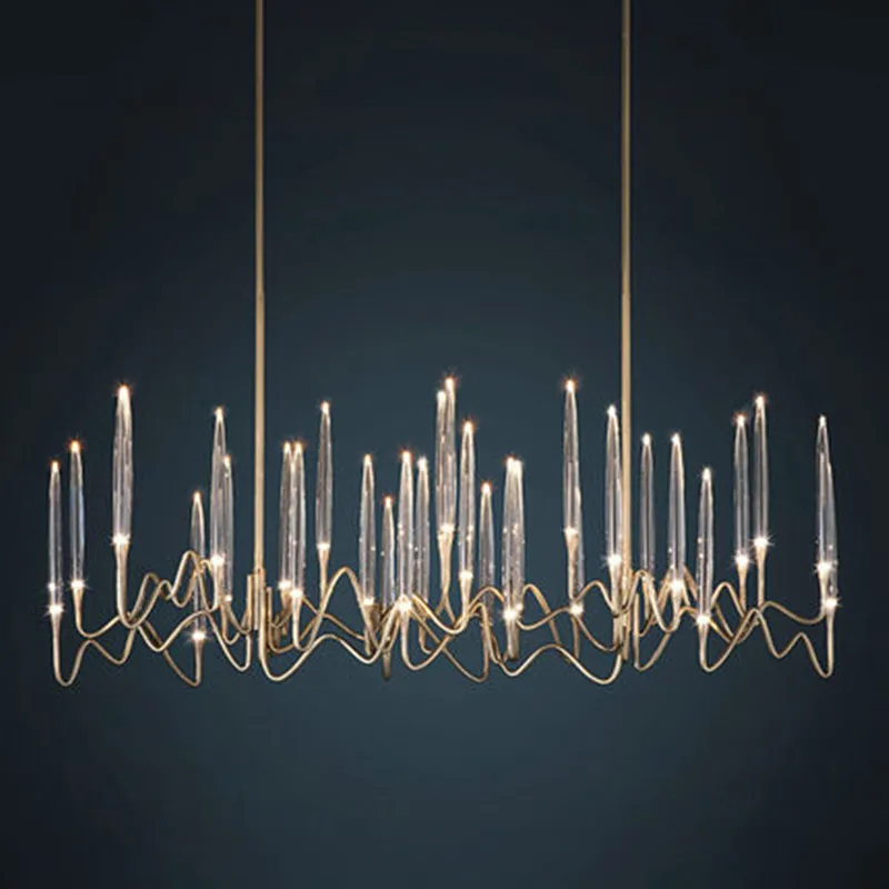 Imagem -04 - Luxo Moderno Led Crystal Chandelier Árvore Branch Vela Teto Pendurado Luzes Casamento Lâmpada Pingente Decoração do Quarto de Jantar