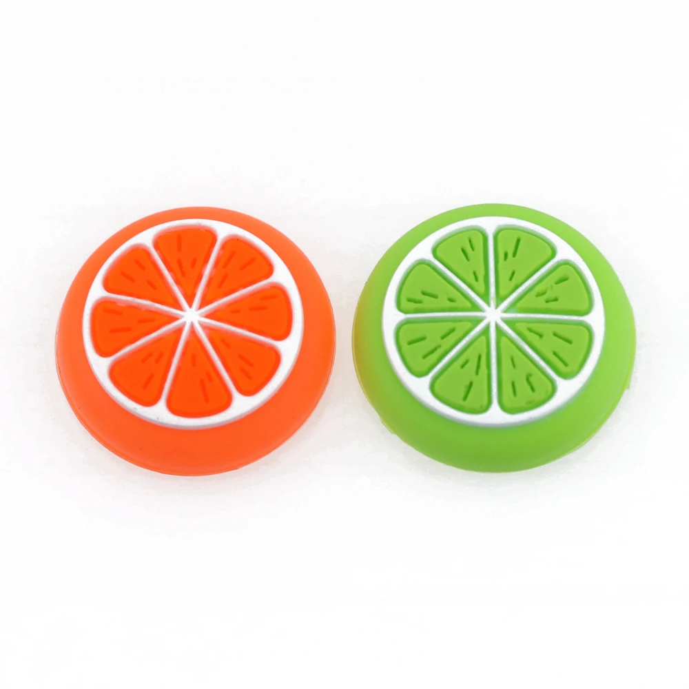 2Pcs Non-slip ThumbStick Grip Cap Cover For Nintend Switch Lite NS JoyCon Gamepad Controller 3D Along Joystick Button Cover