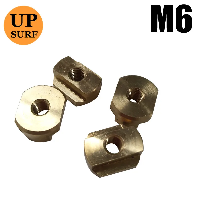 4 PCS FoilMount Size M6 and 4 pcs Hydrofoil screw Mounting T-Nuts for All Hydrofoil Tracks Surfing Outdoor Accessories