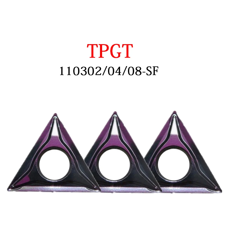 TPGT110308 TPGT Ban Đầu Biến Dạng 10 Chiếc TPGT110302 YNG151 TPGT110304 SF YNG151C Tiện Bằng Máy CNC Máy Cắt Dụng Cụ