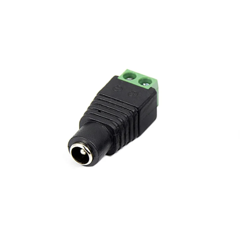 UNISIAN Female Male  DC Power Plug Adapter 5.5mm x 2.1mm DC  Female Jack Male Plug Socket Connector