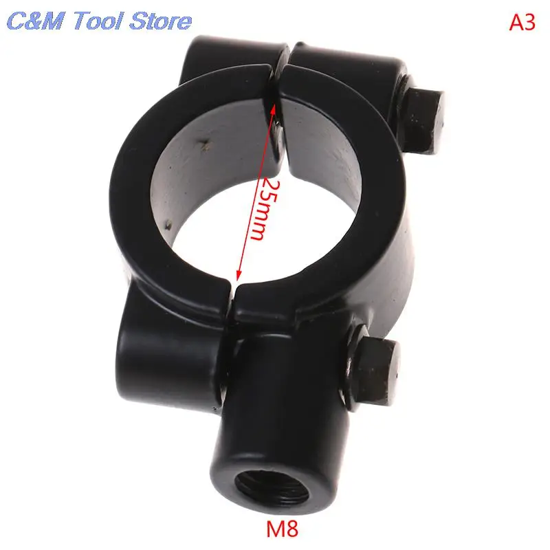 ขายร้อนรถจักรยานยนต์จับบาร์กระจกยึดMountกระจกมองหลังHandlebar Clamp 1Pc