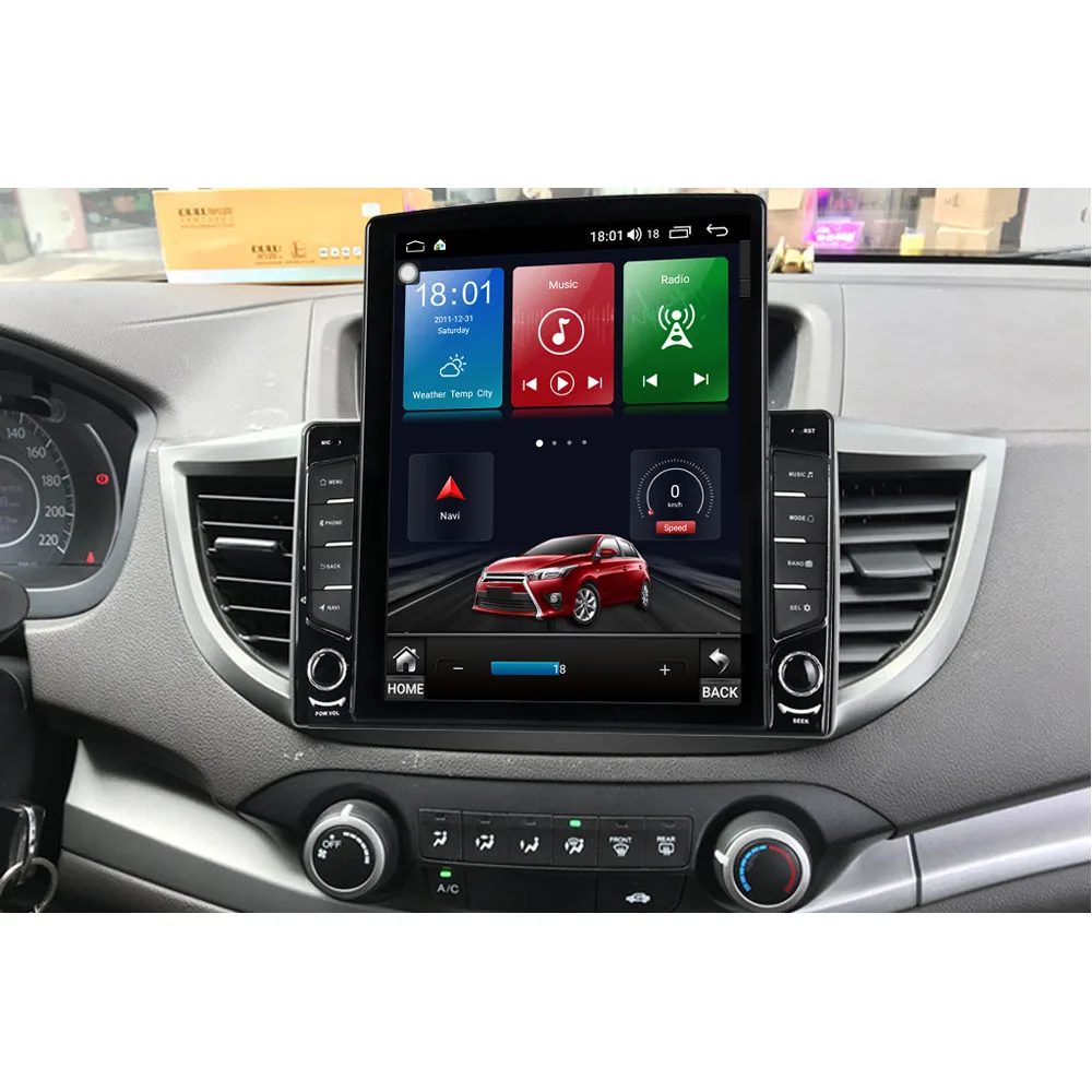 IPS Audio Radio 64GB Android 10 For HONDA CRV 2012 2013 2014 2015 DSP Car Multimedia Navi Head Unit Tesla Player GPS