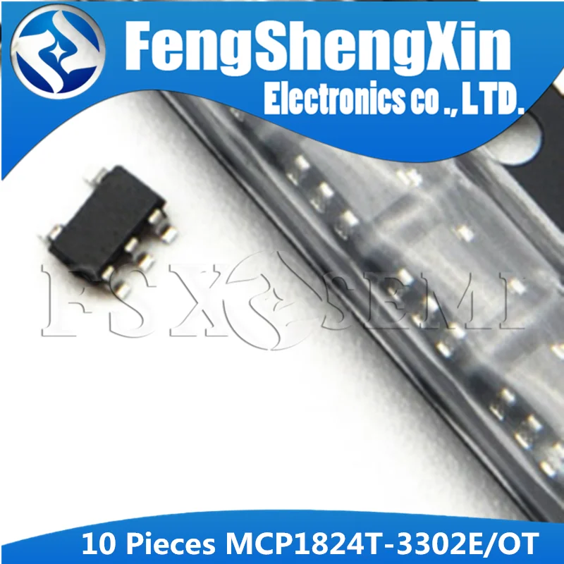 10pcs MCP1824T-3302E/OT US** SOT23-5 MCP1824T MCP1824T-3302E IC MCP1824T-3302 MCP1824T-5002E/OT UT** REG LDO voltage regulator