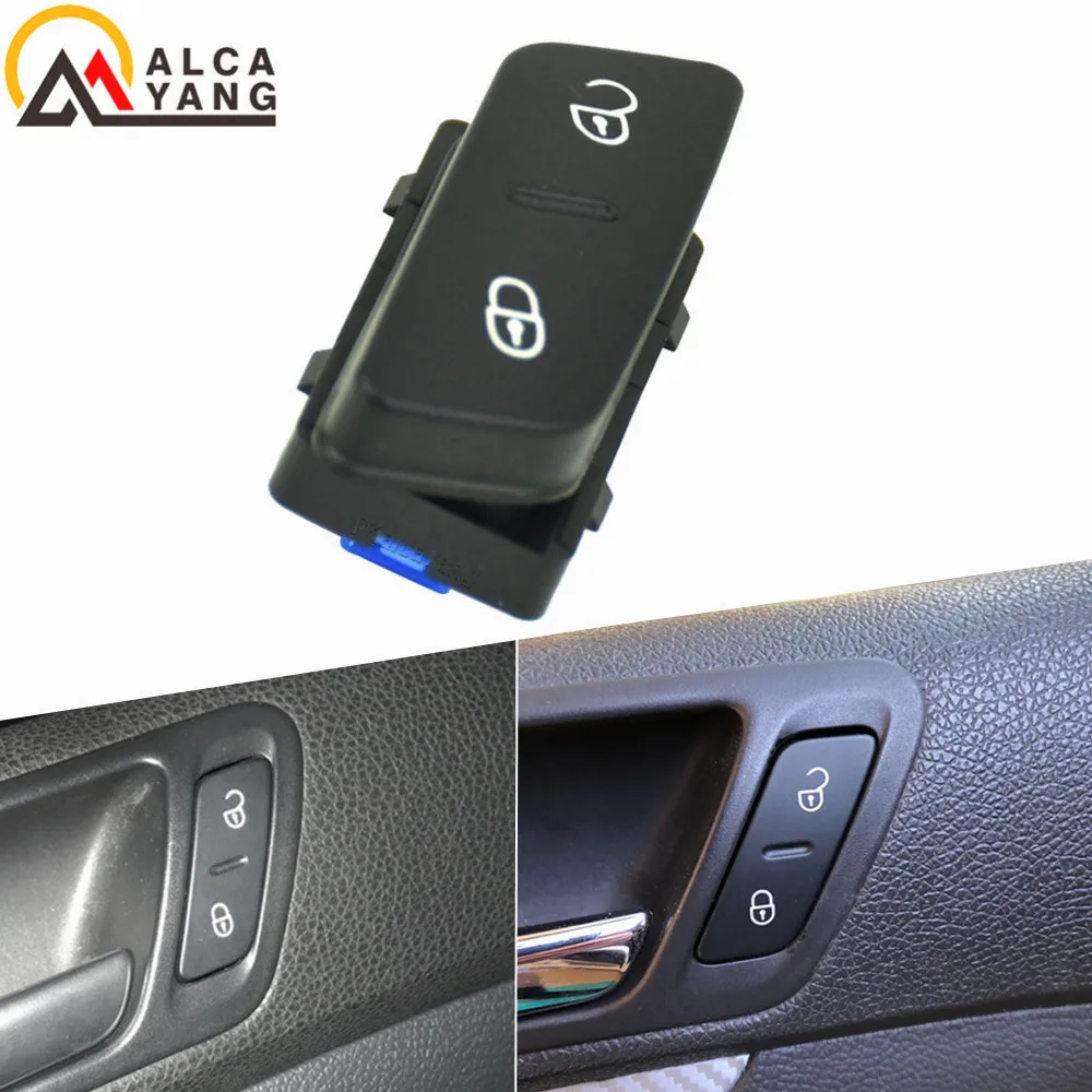 Car Central Locking Safety Switch Door Lock Button For VW Jetta Golf 5 MK5 Passat CC Tiguan 1K0962125B