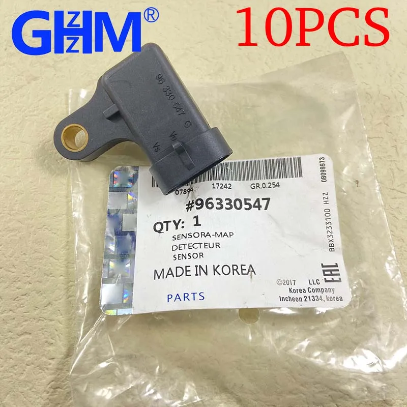 10PCS MAP Air Intake Pressure Sensor For Buick Excelle Chevrolet Aveo Captiva Epica Lacetti Daewoo Lanos Matiz Kalos 96330547