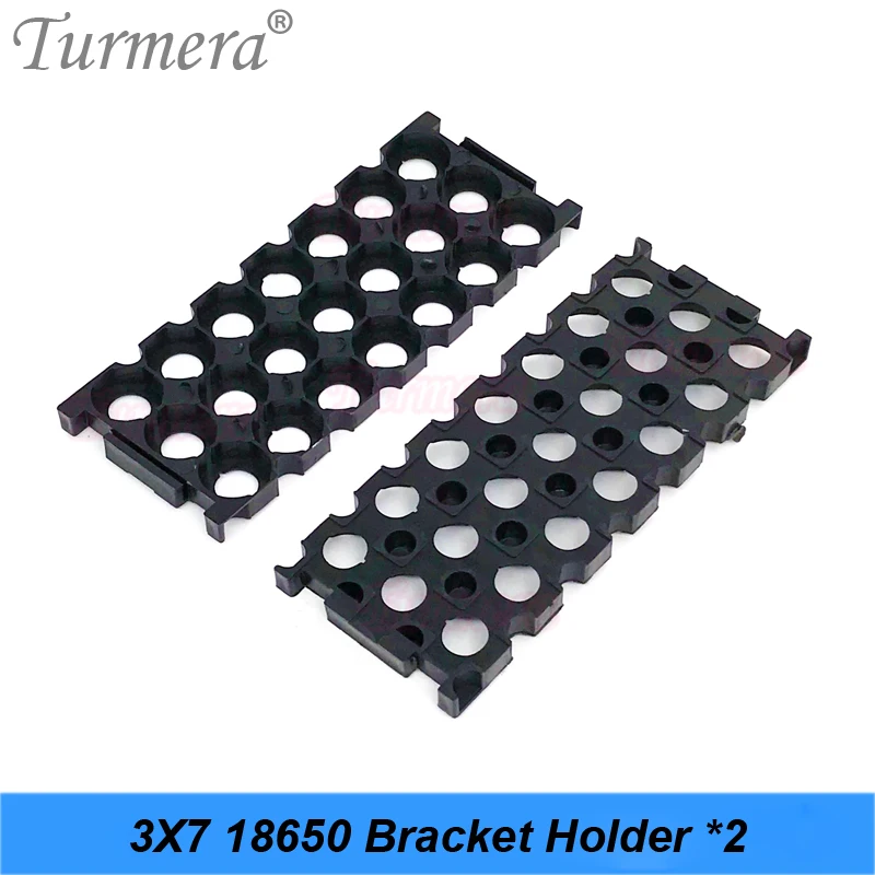 Turmera 12V 7Ah do 21Ah UPS Battery Storage Box 3X7 18650 Holder 20A BMS Weld Nickel Use in Replace Motorcycle Lead-Acid Battery