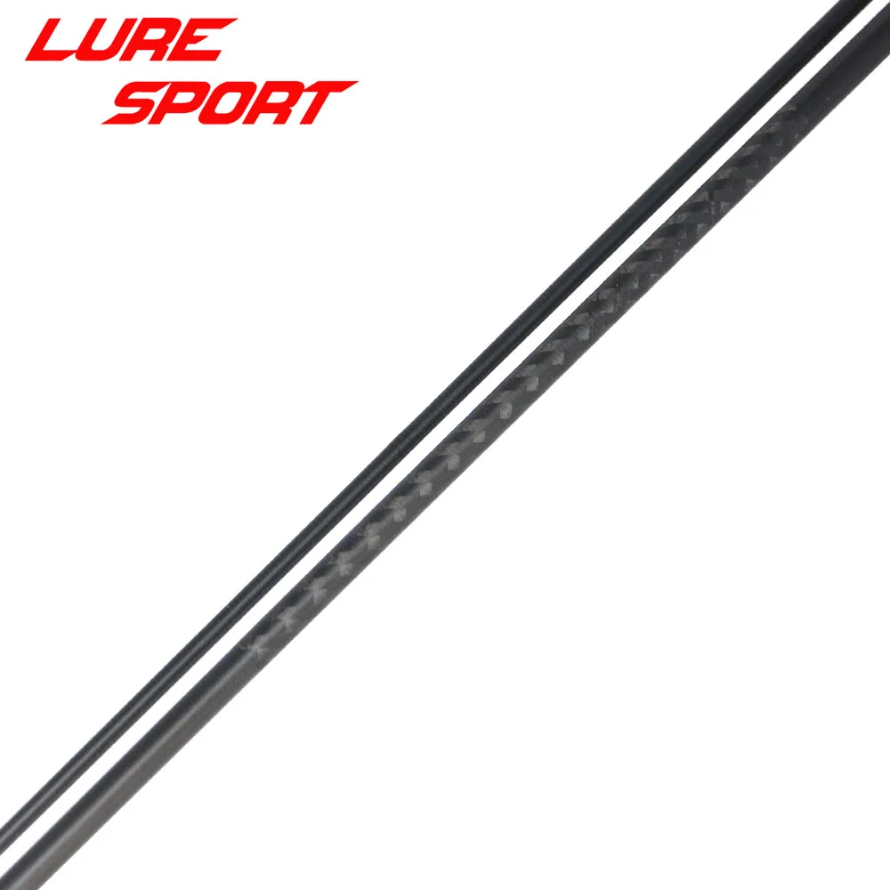 LureSport 2sets 2.4m 2.7m Matt Paint Carbon Rod blank with 20cm X Cross carbon M Power Rod Building Component Repair DIY