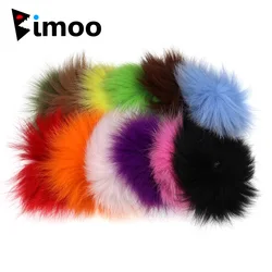 Bimoo 2PCS Arctic Fox Polar Tail Fur Hair for Fly Tying Streamer Bait Salmon Steelhead Flies Fine Fiber Fly Tying Materials