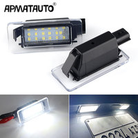 2Pcs Canbus LED License Number Plate Light Lamp For Nissan Serena C27 Altima Suzuki Landy Dacia Duster 2018 2019 2020 2021