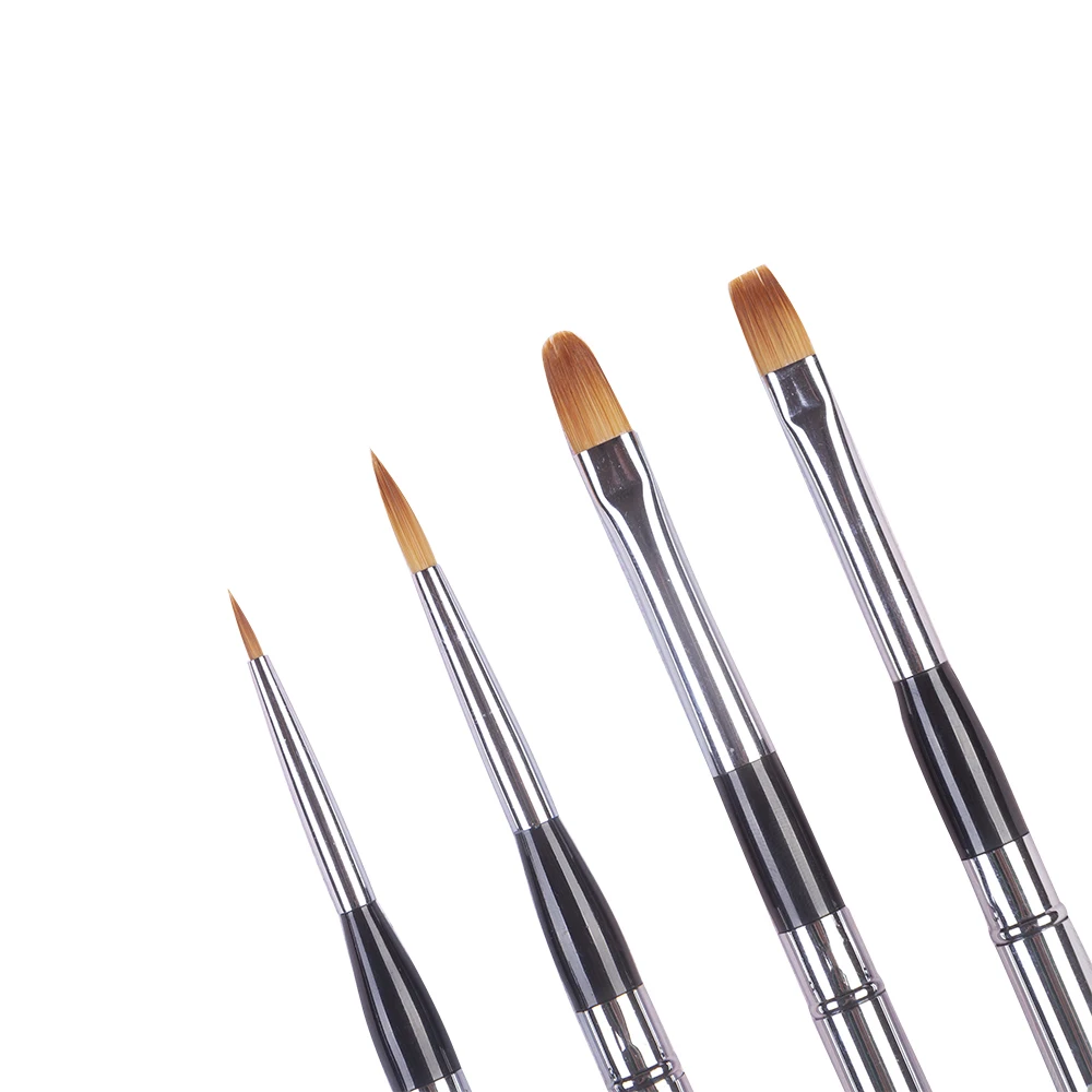 ArtSecret PBT-782 SQ675 SP-576 4/Set Aquarell Acryl Pinsel Mit PU Pouch Aluminium Ferrule Kappe Anti-Drop haar – Detail 5