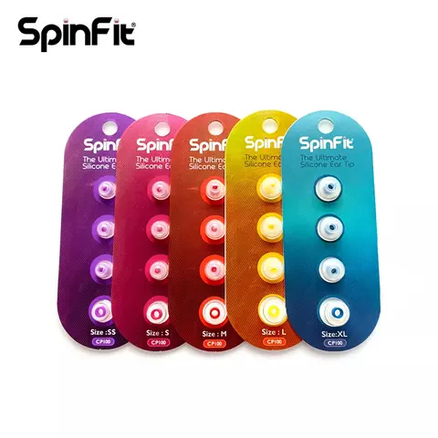 SpinFit Silicone Ear Tips for FiiO Dunu